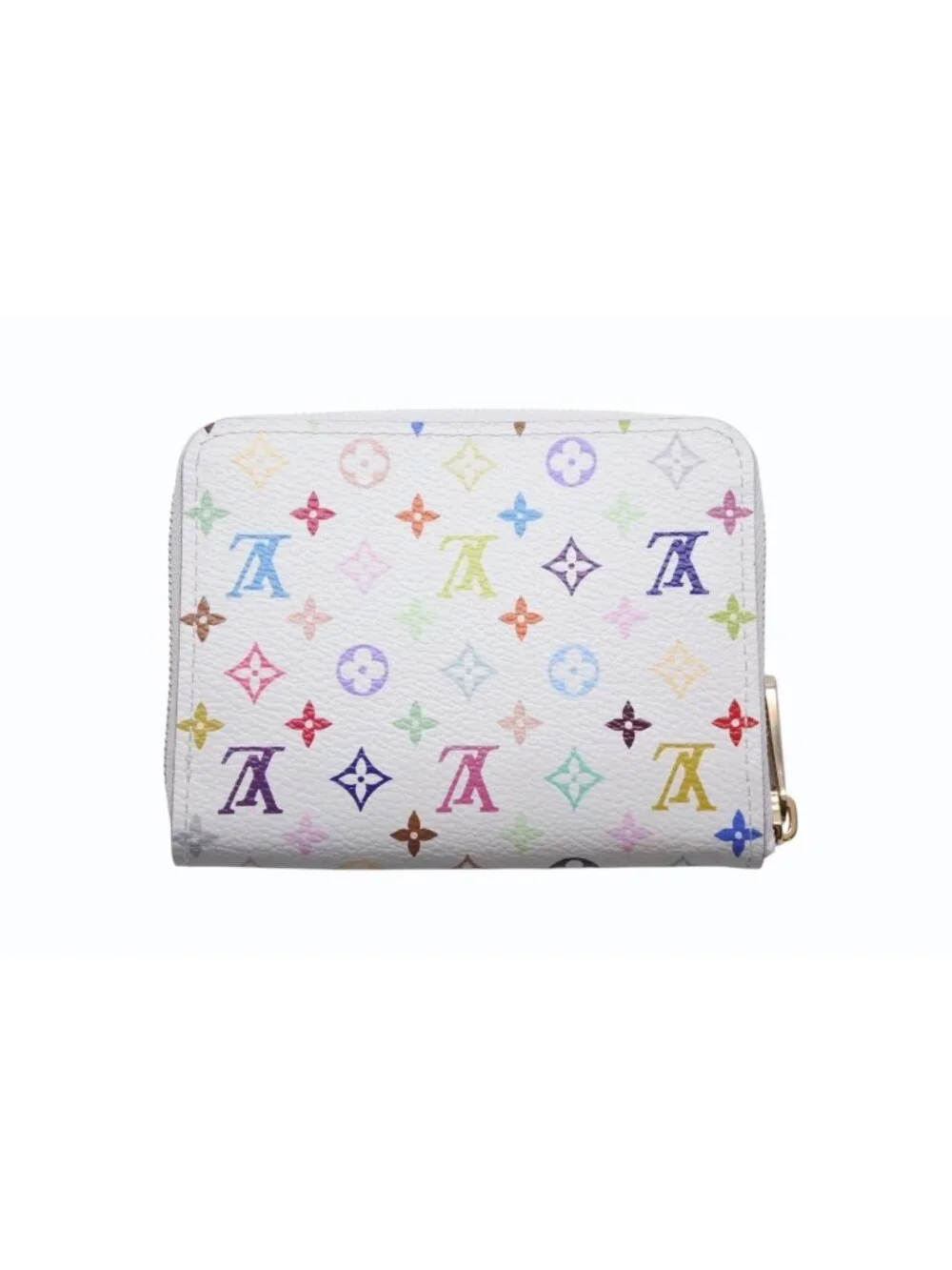 Louis Vuitton Zippy Coin Purse Monogram Multicolor Takashi Murakami
